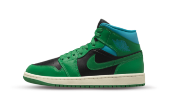 Jordan 1 Mid Lucky Green Aquatone (W)