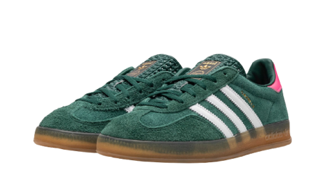 adidas Gazelle Indoor Collegiate Green Lucid Pink (W)