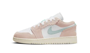 Air Jordan 1 Mid SE ‘Pink Oxford Jade Ice’ (GS)