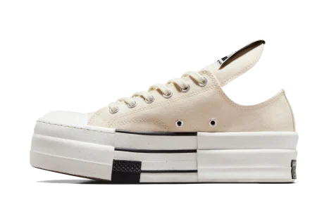 Converse DRKSHDW Chuck Taylor All-Star DBL DRKSTAR Ox Rick Owens DRKSTAR Natural Ivory