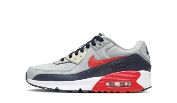 Nike Air Max 90 LTR ‘Light Smoke Grey Bright Crimson’ (GS)