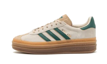 adidas Gazelle Bold Magic Beige Collegiate Green (W)