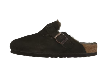 Birkenstock Boston Shearling Suede Mocha