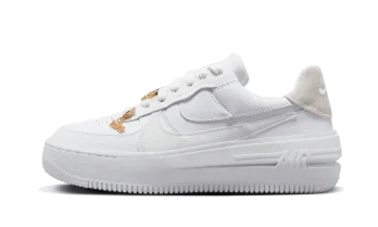 Nike Air Force 1 Low PLT.AF.ORM Bling White Metallic Gold (W)