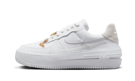 Nike Air Force 1 Low PLT.AF.ORM Bling White Metallic Gold (W)