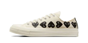 Converse Chuck 70 Low Comme des Garçons PLAY ‘White Multi Heart’