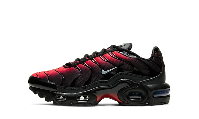 Nike Air Max Plus 1 ‘Black Bright Crimson’ (GS)
