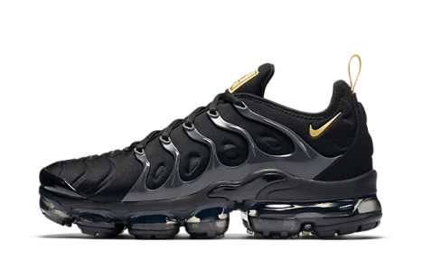 Nike Air VaporMax Plus Black Metallic Gold Anthracite