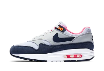 Nike Air Max 1 Pure Platinum Midnight Navy Racer Pink (W)