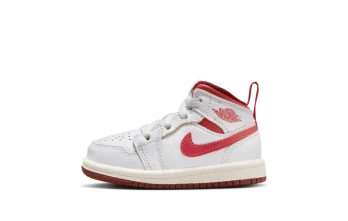 Air Jordan 1 Mid SE 'White Dune Red' (TD)