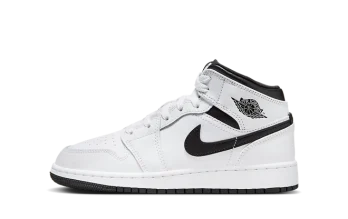 Air Jordan 1 Mid ‘White Black’ (GS)