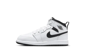 Air Jordan 1 Mid 'White Black' (PS)