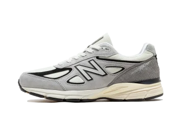 New Balance 990v4 MiUSA Teddy Santis Grey Black Cream