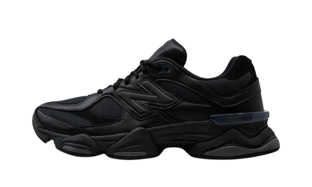New Balance 9060 Triple Black Leather
