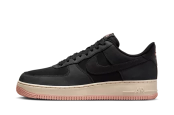 Nike Air Force 1 Low ’07 LX Black Red Stardust