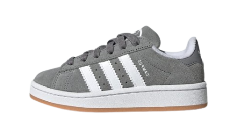 adidas Campus 00s Elastic Lace Grey Gum (Kids)